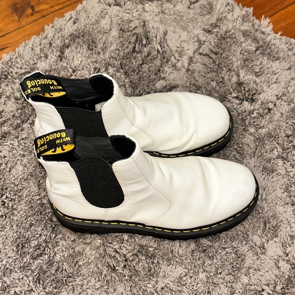 2976 SMOOTH LEATHER PLATFORM CHELSEA BOOTS size 12 - Picture 4 of 12